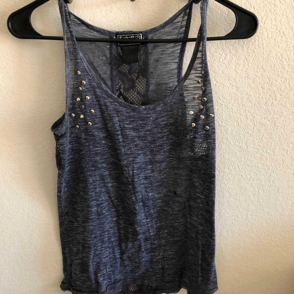 Blue tank
